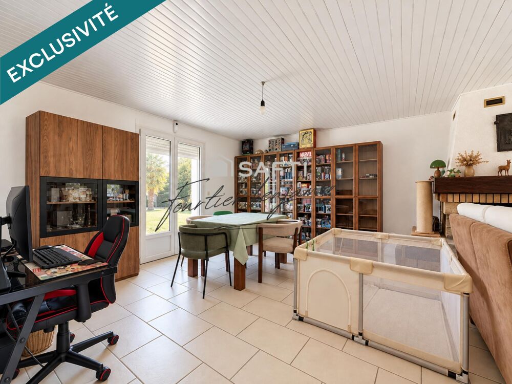 Pavillon 5 pièces de plain-pied  7 min de la gare