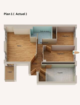  Appartement � vendre 3 pi�ces 70 m�