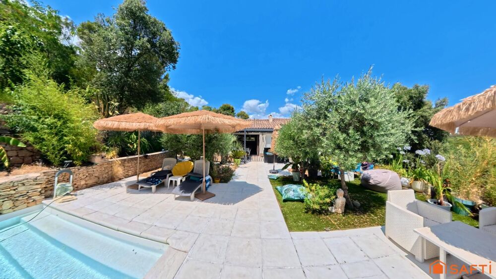 Vente Maison Villa plain-pied 2015 + 2 studios locatifs - piscine & parc 5000 m² - Bagnols Bagnols-sur-ceze