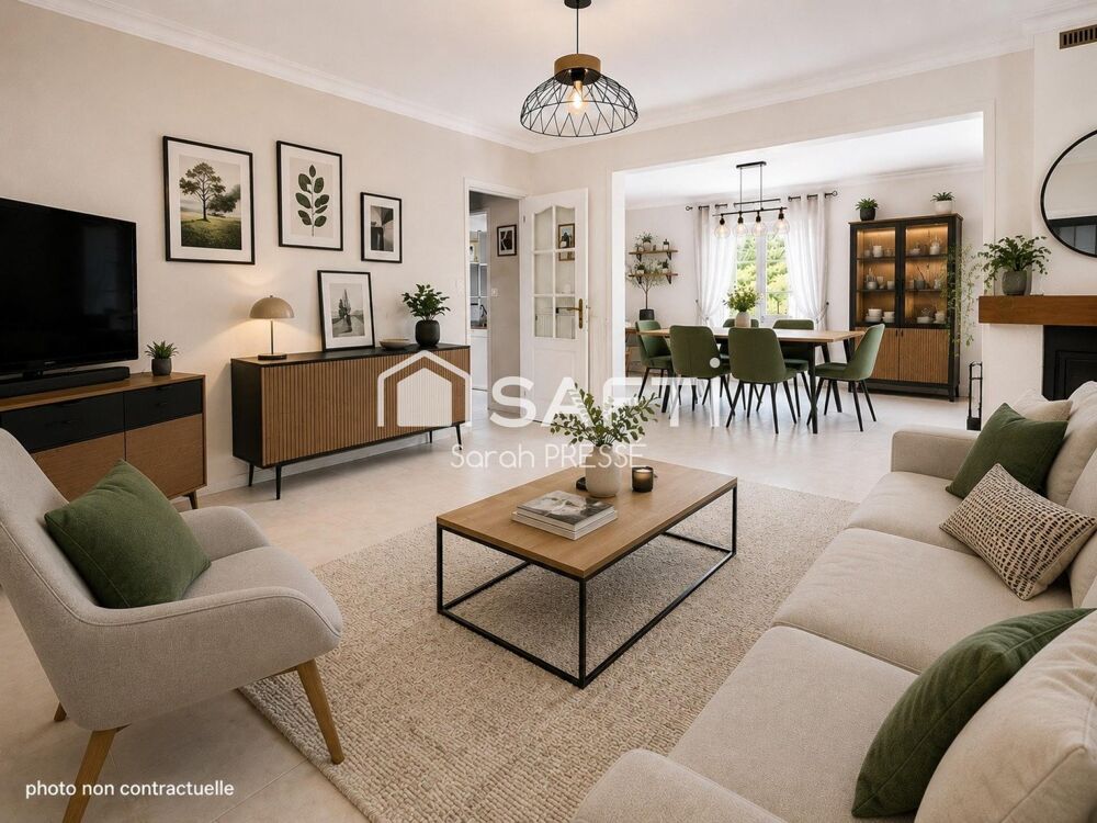 Vente Maison NANTES GACHET – MAISON FAMILIALE 187 m² – ESPACES INDÉPENDANTS – GARAGE 50 m² Nantes