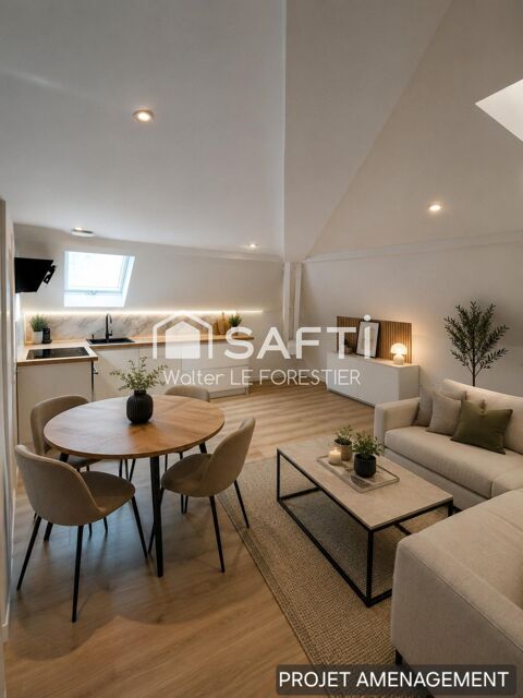   APPARTEMENT T2 Bis DUPLEX RENOVE AVEC JARDIN ET PLACE DE PARKING Appartement - 2 pièce(s) - 57 m²