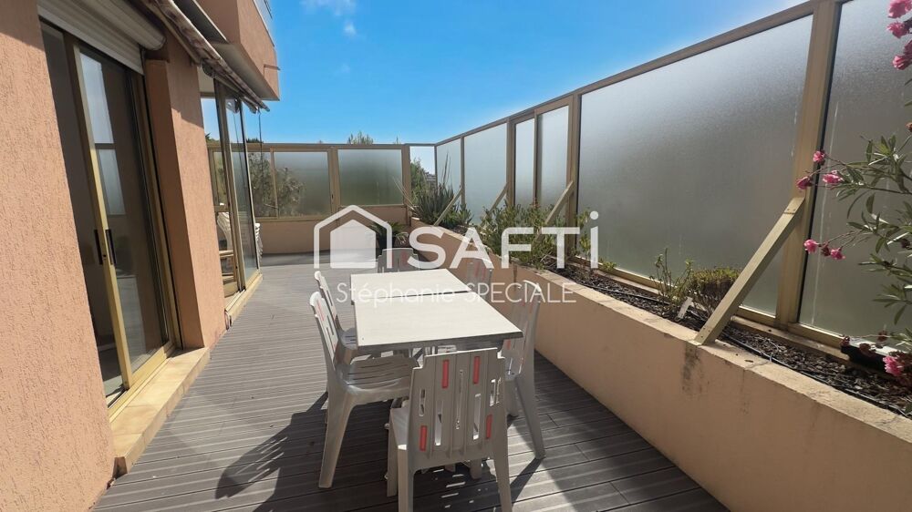Vente Appartement Le Cannet - Charmant 2 pi�ces avec grande terrasse aper�u mer, piscine et stationnement Le cannet