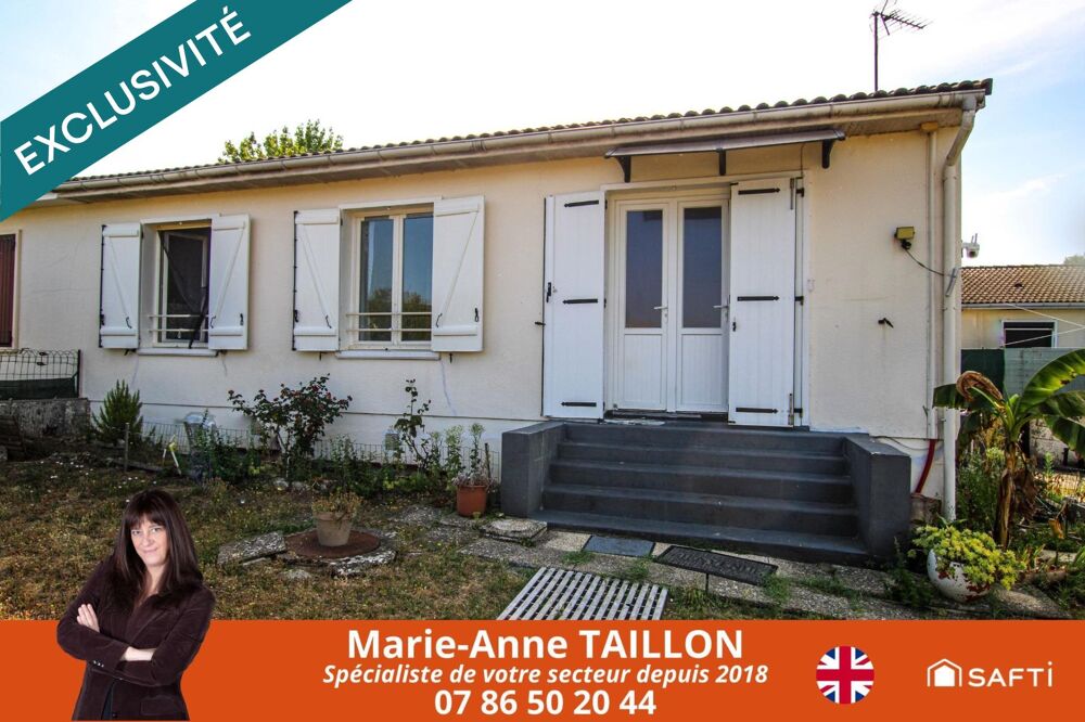 Maison de 3 chambres - Garage - Centre de Saint-Ciers-sur-Gironde