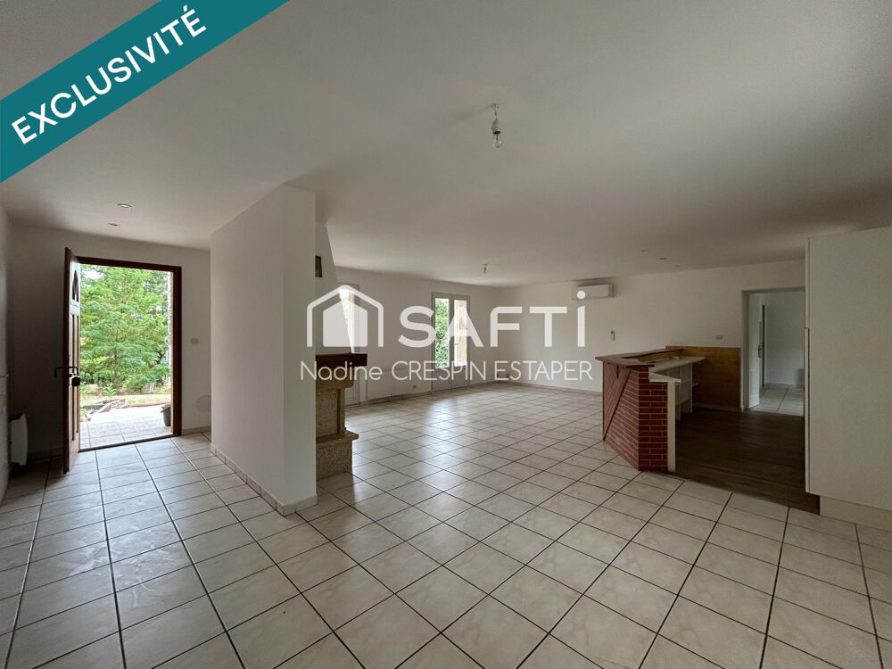 Vente Maison Villebrumier – Maison T4 de plain-pied d'environ  118 m² avec garage et terrain de 930 m² Villebrumier