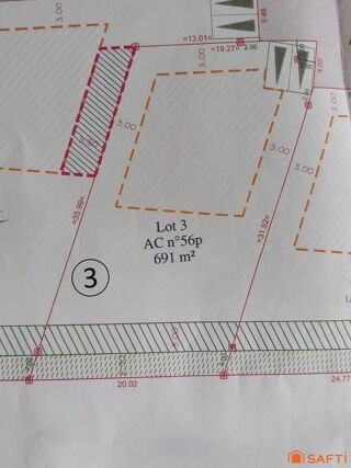  Terrain � vendre 691 m�