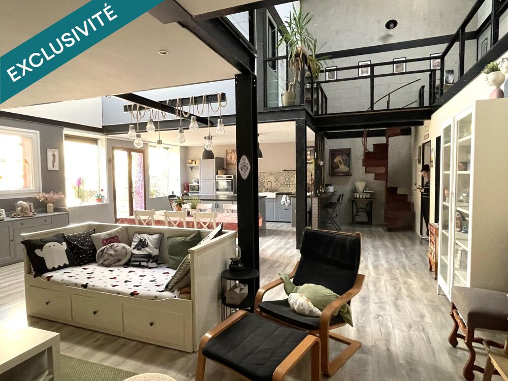Loft industriel el lumineux T6 centre-ville