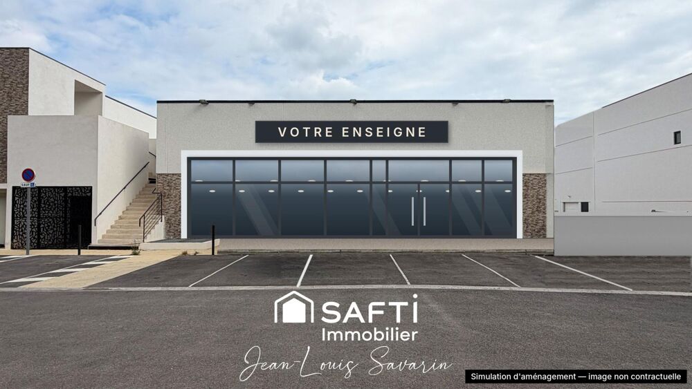   Cuers murs commerciaux neufs 485 m² + parking souterrain 20 places, à 500m accés autoroute 