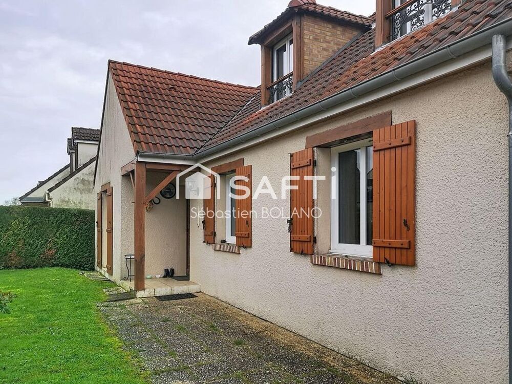 À Crégy-lès-Meaux  Maison 120 m², 4 chambres, grand séjour lumineux, sous-sol 70 m², aucun travaux !