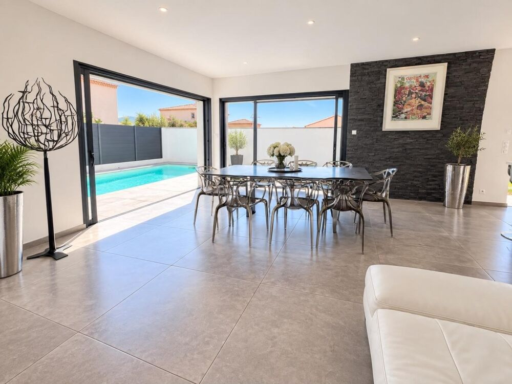 Vente Maison SAINT-CYR-SUR-MER - MAISON CONTEMPORAINE PLAIN-PIED 132 M² AVEC PISCINE - 4 CHAMBRES Saint-cyr-sur-mer