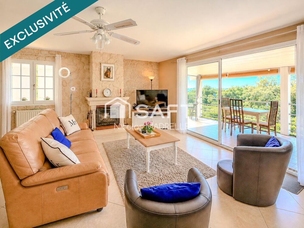 Maison 3 chambres avec piscine et vue dominante