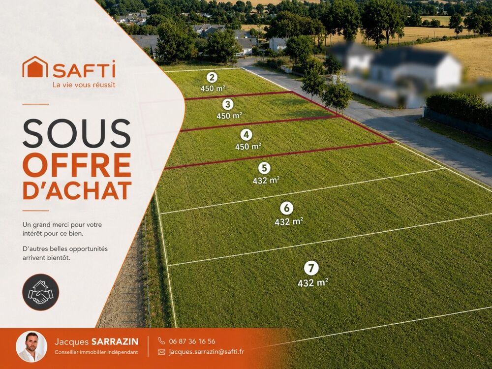 Vente Terrain Votre terrain à Messac Guipry-messac