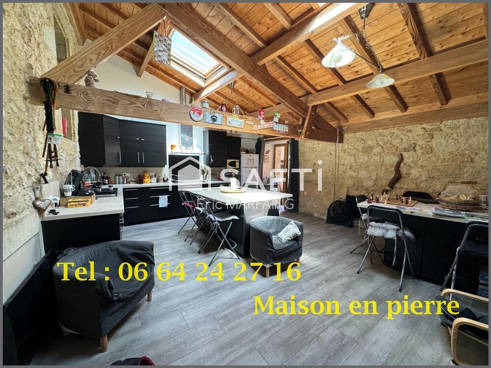 Vente Maison Maison en pierre de 145m² avec appartement indépendant Caussens