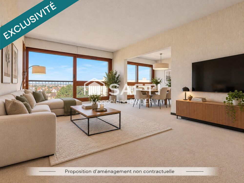 Vente Appartement Domaine d'Aunette, appartement T4, vue dégagée, de nombreux rangements Ris-orangis