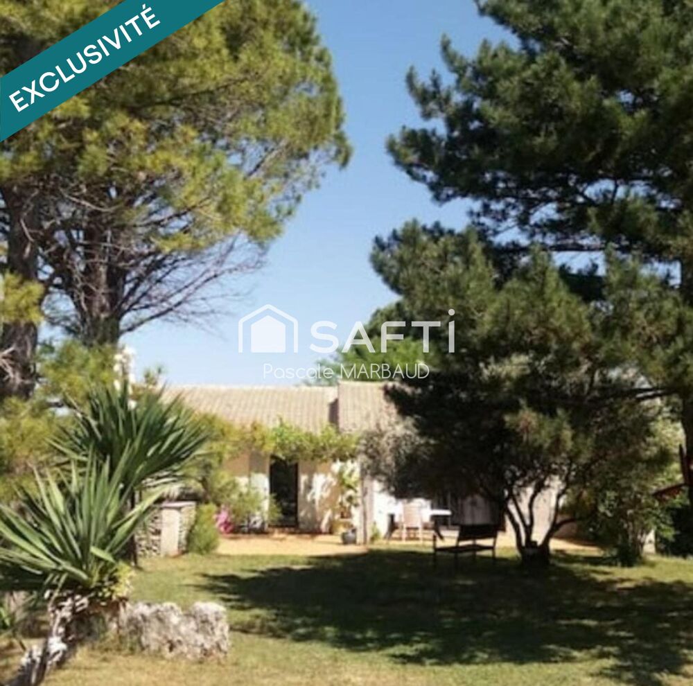 Vente Maison Villa Plain-pied 122 m�, piscine , box, hangar de 65 m2 avec Auvent , sur 1956 m� clos. Domazan