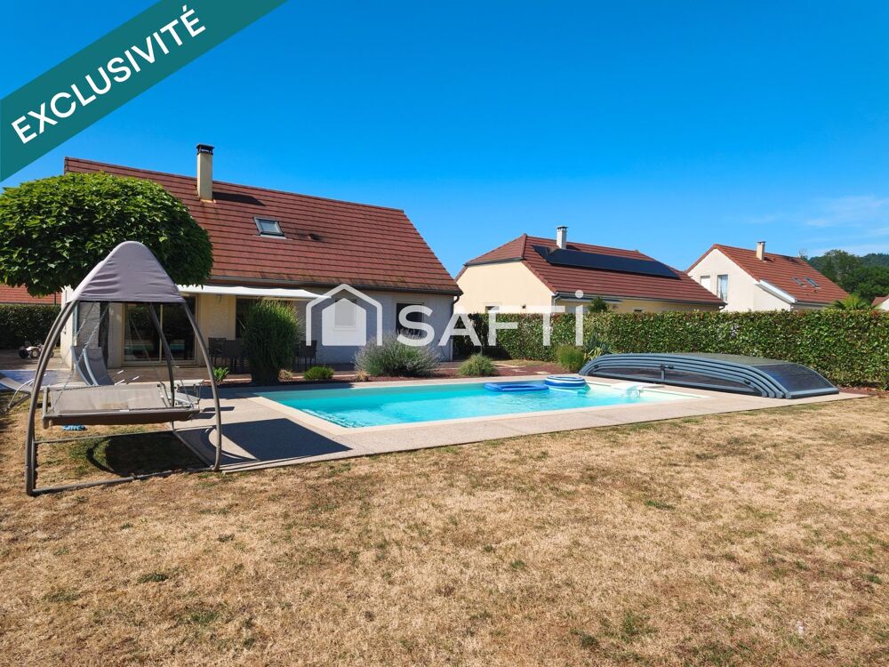 Vue Château Chalon, Piscine, zéro travaux !