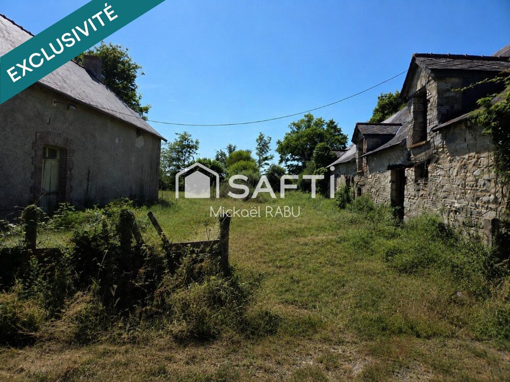 Maison à rénover 74 m² - Longère en pierre 146 m²