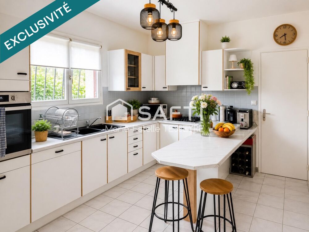 Maison proche du bourg dans un environnement très calme sur une parcelle de 1200m2