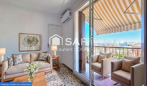   Appartement T4 lumineux avec vue mer et ville- Quartier du Canet Appartement - 4 pi�ce(s) - 70 m�