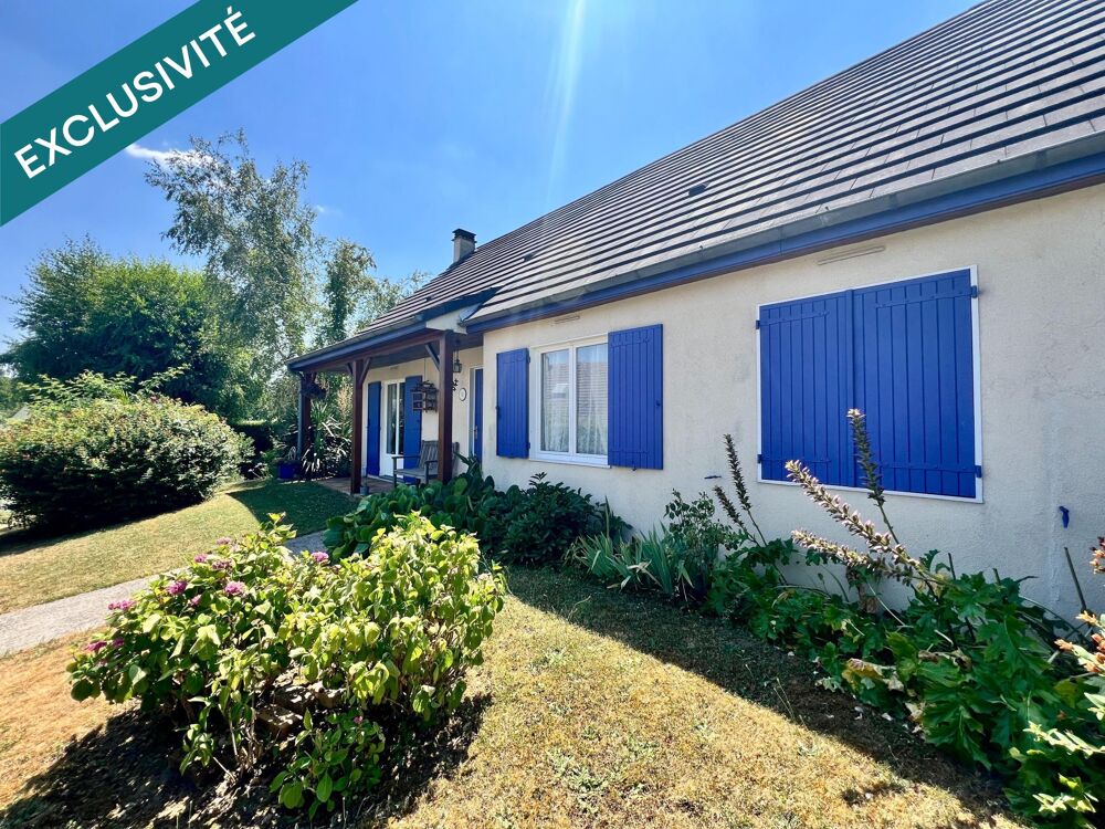Charmante maison de plain pied, 3 chambres et son jardin clos de 550 m²