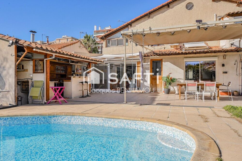 Vente Maison maison 195M2 + cabanon 30m2 + piscine Marseille 13