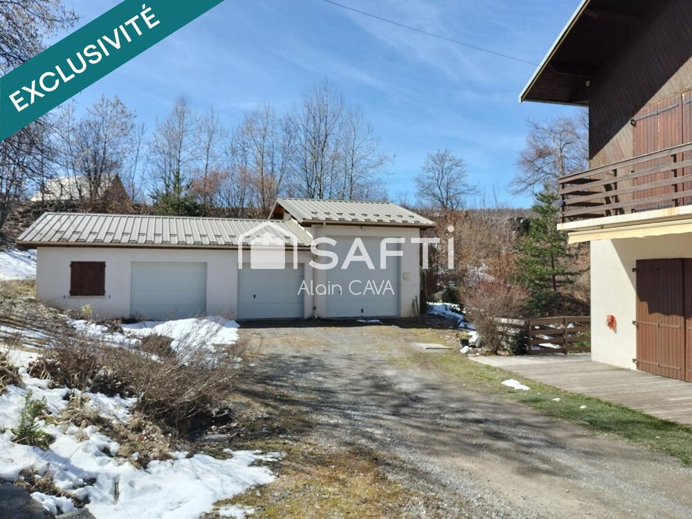 Vente Maison Maison de 270m² sur 2 niveaux avec terrasse, garages sur 4900m² de terrain Ubaye serre poncon