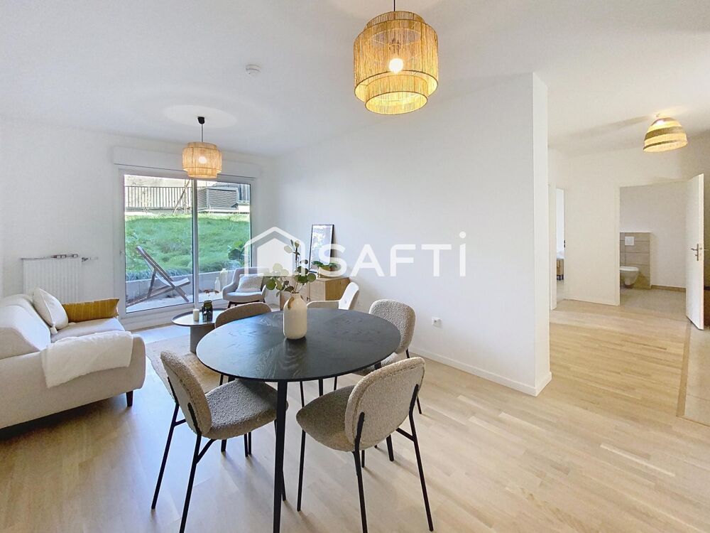 PROCHE METRO LIGNE 14 - LUMINEUX - TERRASSE ET JARDIN de 37 m2