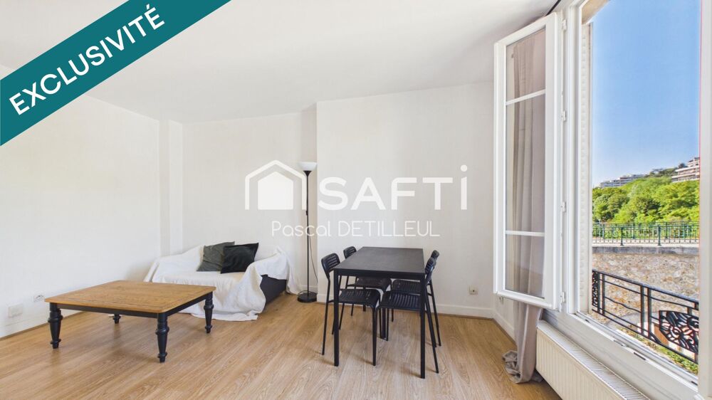 Vente Appartement SAINT-CLOUD – Bord de Seine - Appartement 2 pièces 34m2 - Proximité immédiate du T2 Saint-cloud