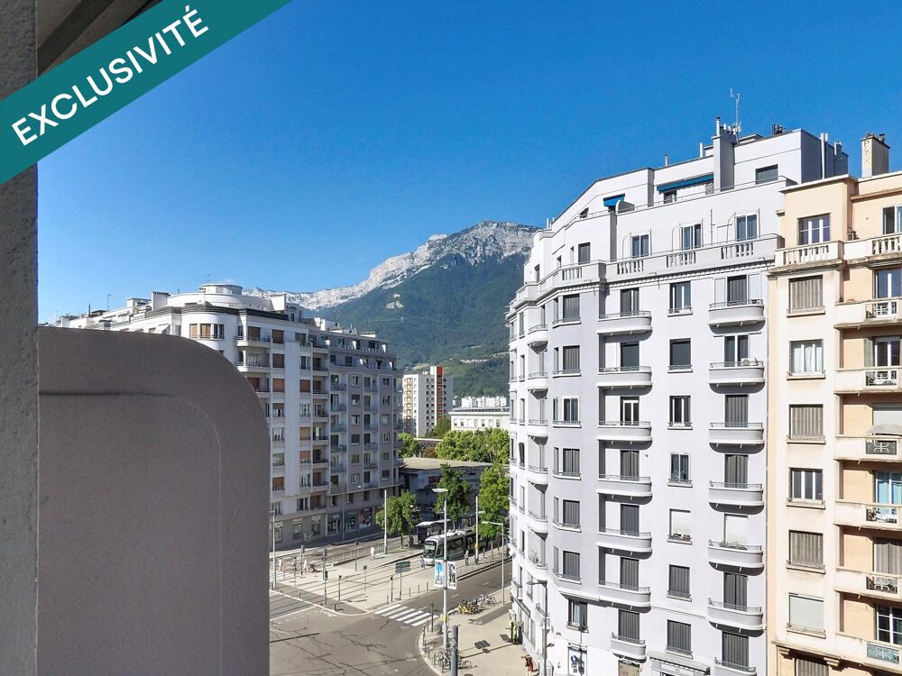 Vente Appartement Appartement lumineux avec balcon, beaux volumes, cave et ascenseur – 5ème étage Grenoble