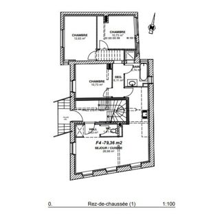  Appartement � vendre 4 pi�ces 79 m�