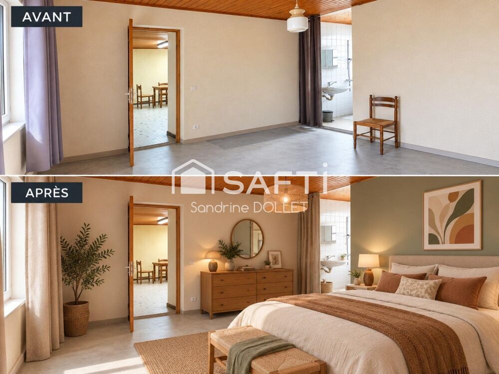 Vente Maison maison avec jardin,3 garages et terrain constructible Corcoue-sur-logne