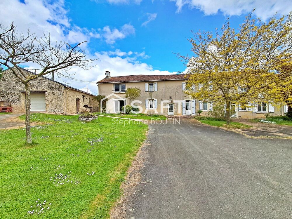 Vente Maison Bien rare – 2 maisons + grange 400 m² + dépendances + hangars + 5 ha Cezais