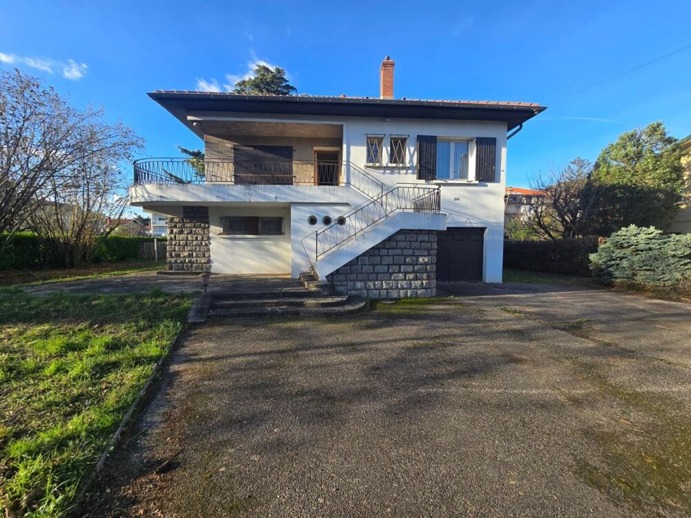 CENTRE DE CHASSE-SUR-RHÔNE  MAISON INDIVIDUELLE À RÉINVENTER  TERRAIN RARE DE 794 M²  SOUS-SOL COMPLET  FORT POTENTIEL DAGR