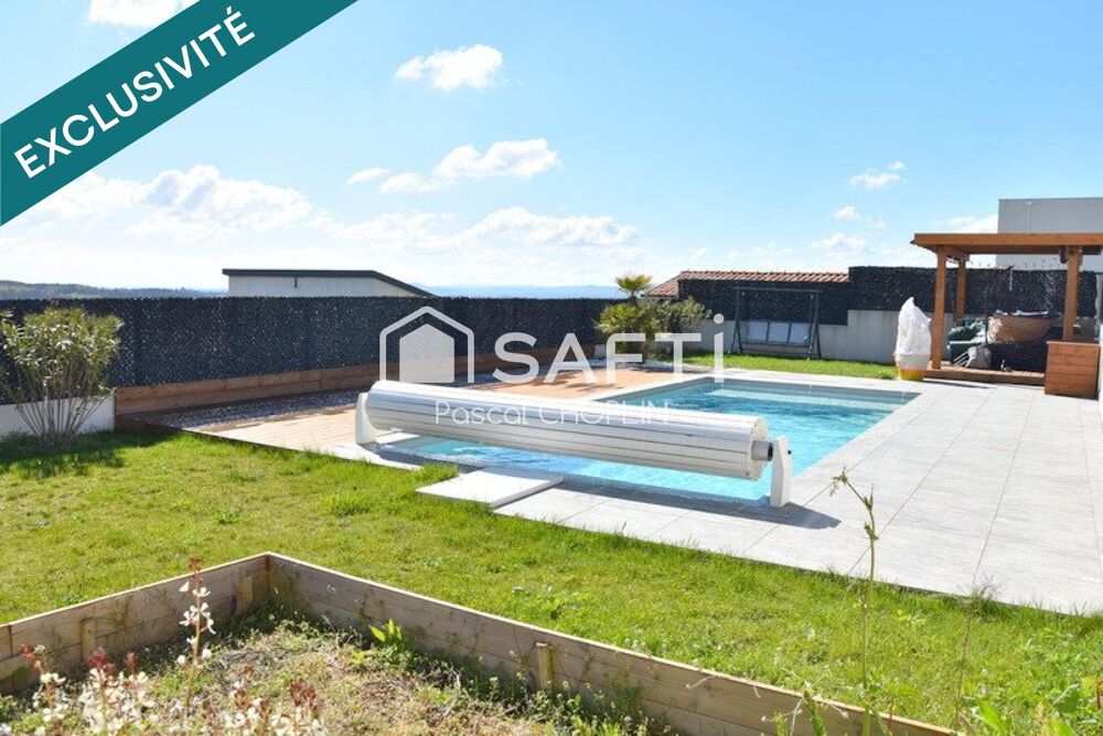 Magnifique villa lumineuse de plain pied avec piscine.