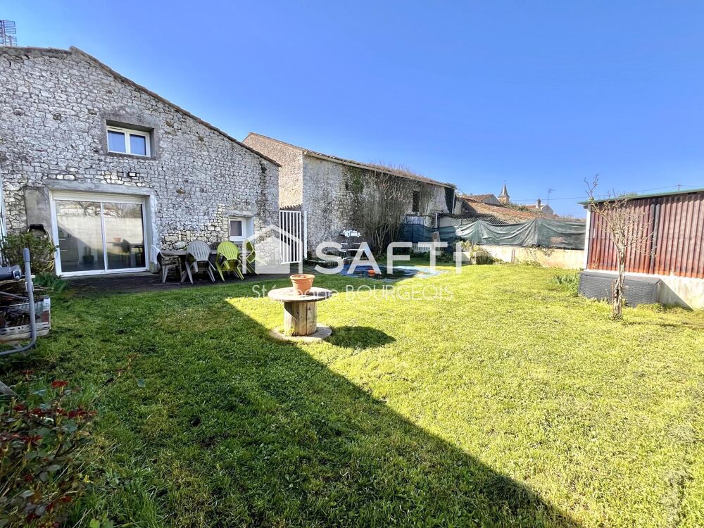 À Nieulle sur Seudre, maison d'environ 106 m2, 4 chambres, jardin clos + terrain constructible.