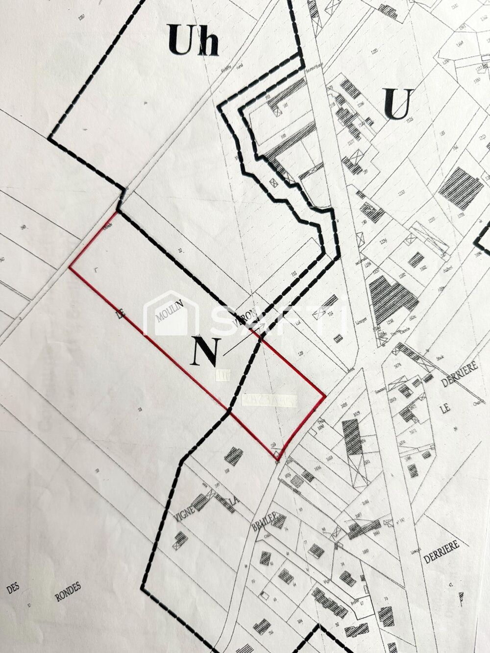 Vente Terrain Terrain 22395 m2 avec partie constructible 6500 m2 Angliers