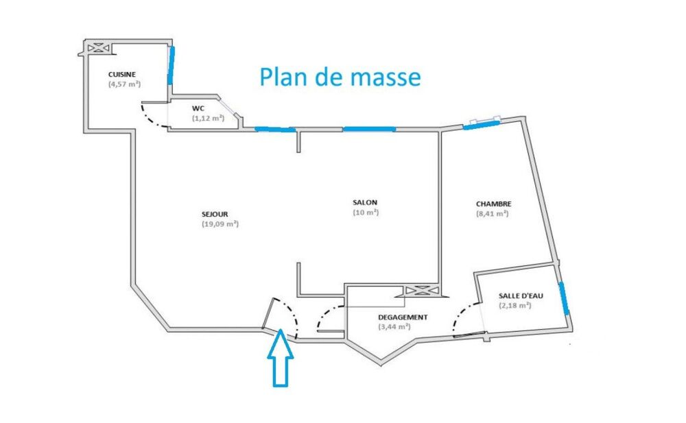 Vente Appartement 75015, Rue Cambrone, immeuble ART-DECO, Appartement 3 pièces 49m², Paris 15
