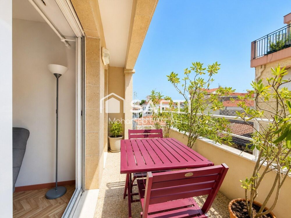 Arcachon Ville d'Été - 44 m², balcon et terrasse