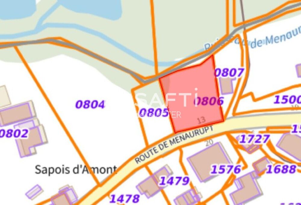 Vente Terrain Terrain plat, prêt à bâtir Sapois