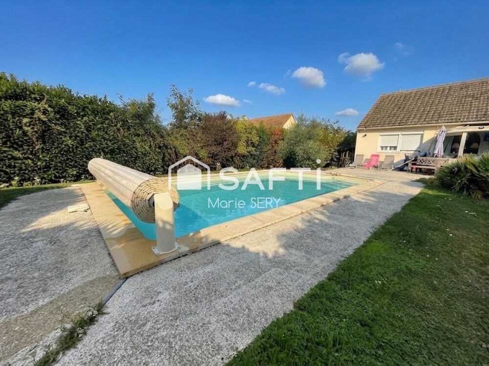 Vente Maison Maison de plain-pied lumineuse avec piscine, grand sous-sol aménagé Bacqueville