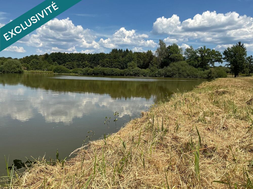 Vente Terrain Etang fondé en titre,chalet en dur,  22000m² de surface. Magnivray