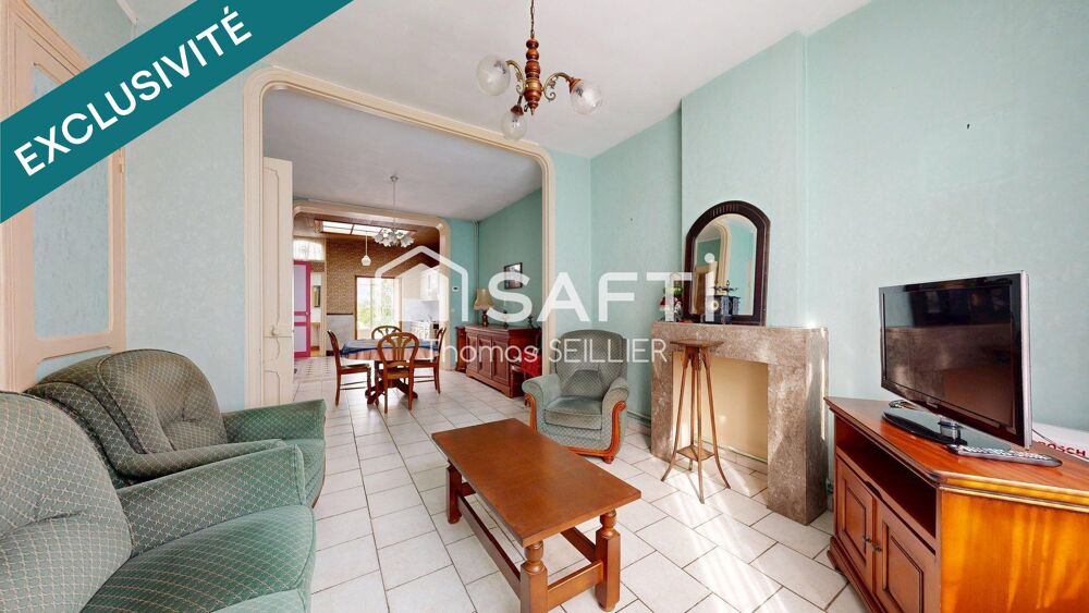 Vente Maison Maison avec jardin exposé Sud-Ouest – Beau potentiel de rénovation Wattrelos