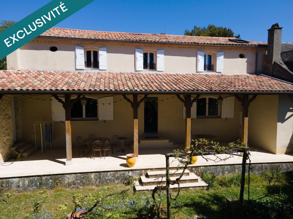 Vente Maison Charme de la pierre, douceur de vivre et potentiel rare au cœur d'un écrin de verdure. Marmande