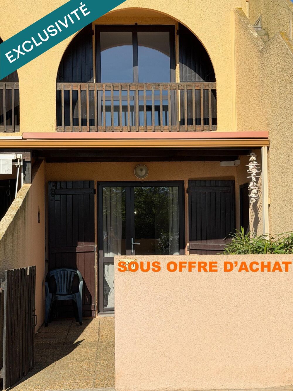 Vente Appartement T3 duplex climatisé avec terrasse à 200 m de la plage Port leucate