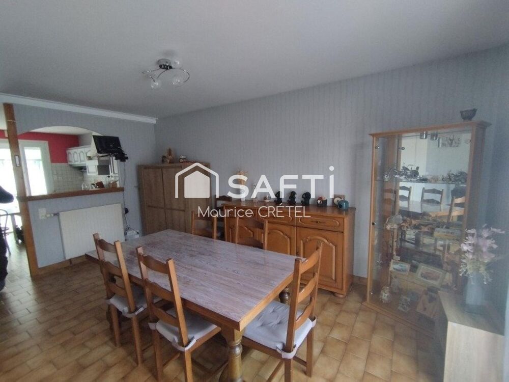 MAISON SOUS-SOL 117M²+TERRAIN+4CHS