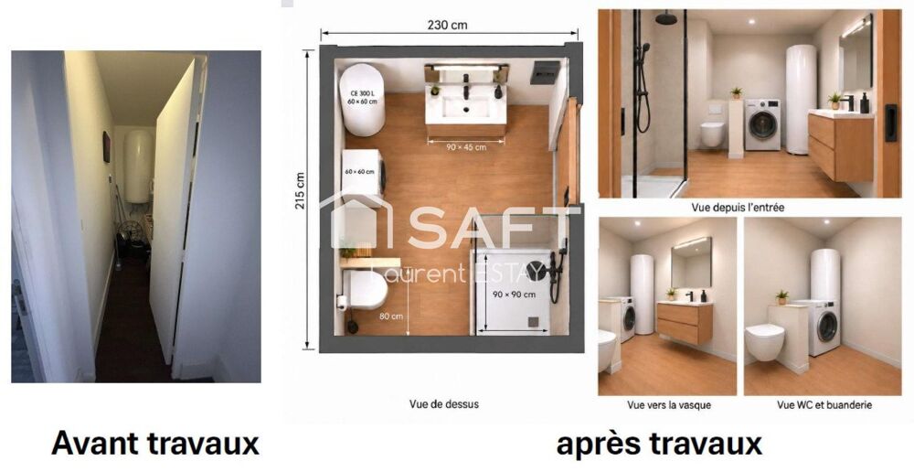 Vente Appartement T3 de standing, 87m² avec accés cours Montauban