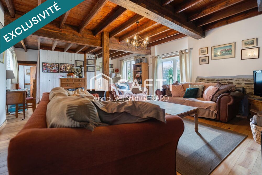 Maison de campagne avec gîte- 5chbs 4070m² jardin
