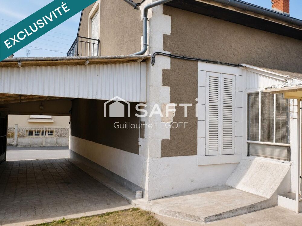 Maison, deux chambres, travaux à prévoir