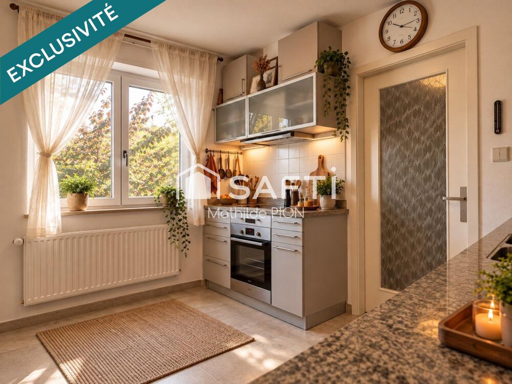 Robertsau: appartement chaleureux dans un écrin de verdure