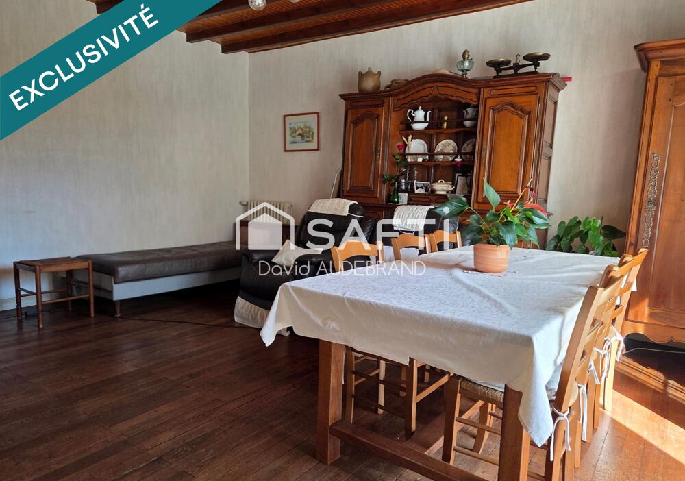 Vente Maison Maison de bourg 3 chambres avec cour et garage Saint-maxire