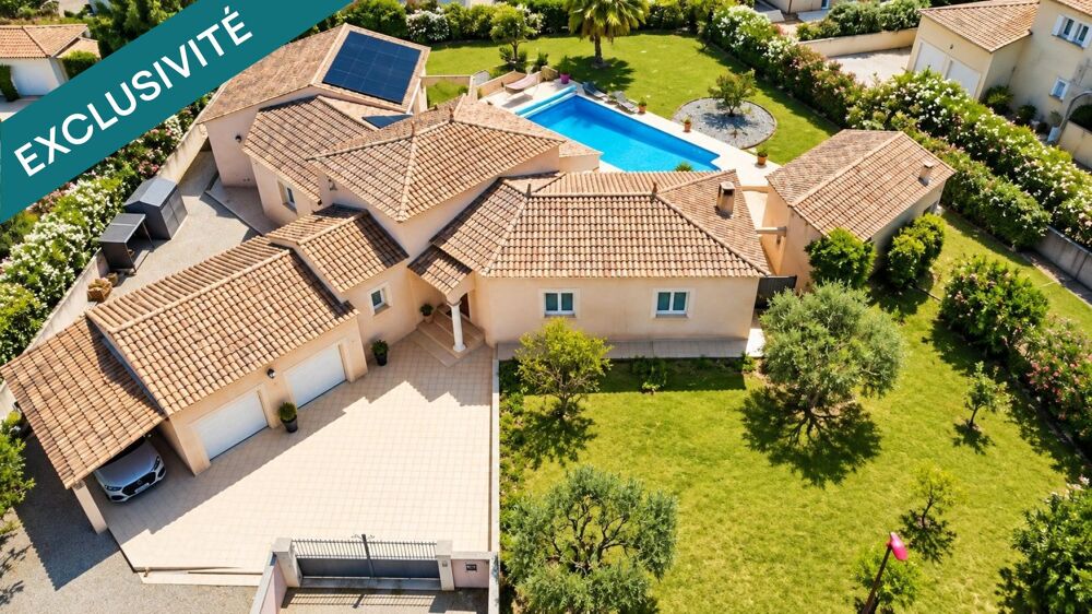 Magnifique Villa sur Puimisson Piscine grand garage dépendances sur 2000m2